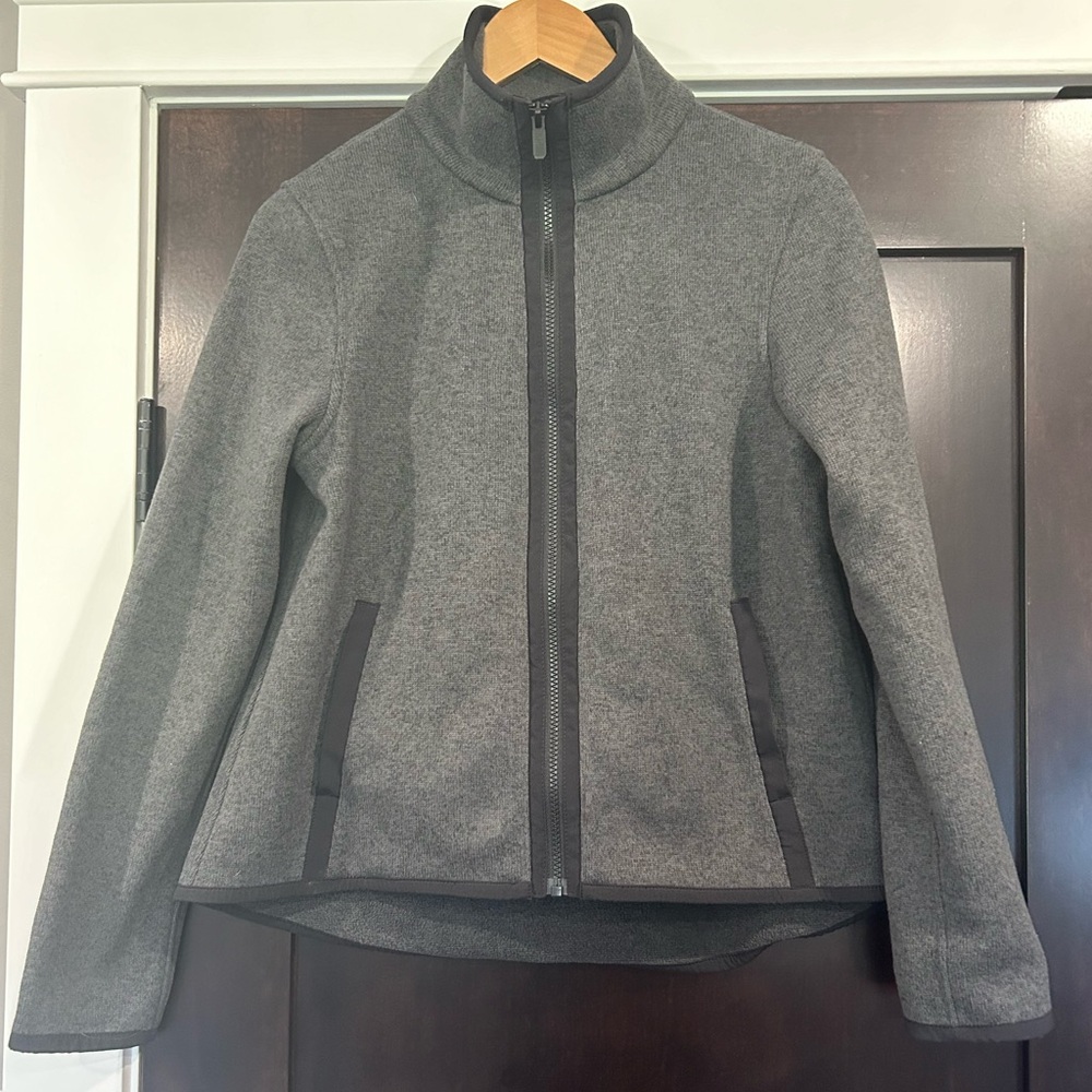 Women's Gray Full-Zip Jacket